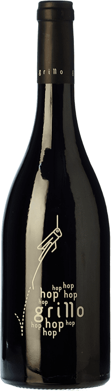 23,95 € Free Shipping | Red wine El Grillo y la Luna Hop Hop Aged D.O. Somontano Catalonia Spain Syrah, Grenache Bottle 75 cl