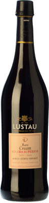 28,95 € Spedizione Gratuita | Vino fortificato Lustau Rare Cream Solera Superior D.O. Jerez-Xérès-Sherry Andalusia Spagna Palomino Fino, Pedro Ximénez Bottiglia 75 cl