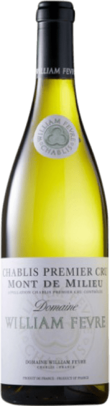 81,95 € Envío gratis | Vino Blanco William Fèvre Mont de Milieu 1er Premier Cru A.O.C. Chablis Borgoña Francia Chardonnay Botella 75 cl