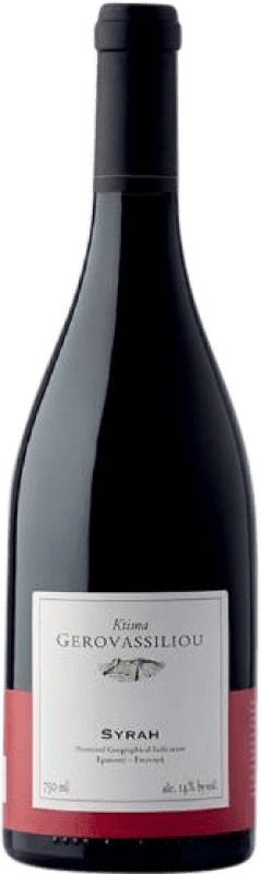 26,95 € Free Shipping | Red wine Ktima Gerovassiliou P.G.I. Epanomi Tesalia Greece Syrah Bottle 75 cl