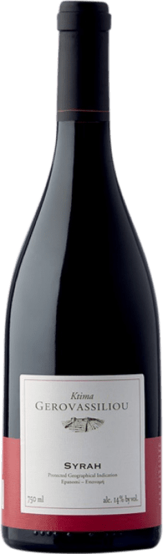 28,95 € Envío gratis | Vino tinto Ktima Gerovassiliou P.G.I. Epanomi Tesalia Grecia Syrah Botella 75 cl