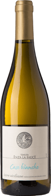 21,95 € Kostenloser Versand | Weißwein Enza La Fauci Case Bianche I.G.T. Terre Siciliane Sizilien Italien Muscat von Alexandria Flasche 75 cl