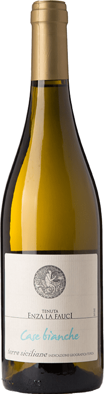 22,95 € Spedizione Gratuita | Vino Bianco Enza La Fauci Case Bianche I.G.T. Terre Siciliane Sicilia Italia Moscato Bottiglia 75 cl