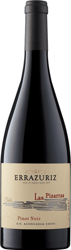 109,95 € Envio grátis | Vinho Tinto Viña Errazuriz Las Pizarras Crianza I.G. Valle del Aconcagua Vale do Aconcagua Chile Pinot Noir Garrafa 75 cl