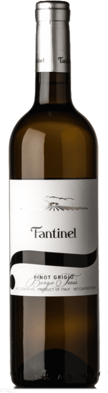 10,95 € Envío gratis | Vino blanco Fantinel Borgo Tesis D.O.C. Friuli Friuli-Venezia Giulia Italia Pinot Gris Botella 75 cl