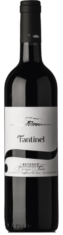10,95 € Бесплатная доставка | Красное вино Fantinel Borgo Tesis D.O.C. Friuli Фриули-Венеция-Джулия Италия Refosco бутылка 75 cl