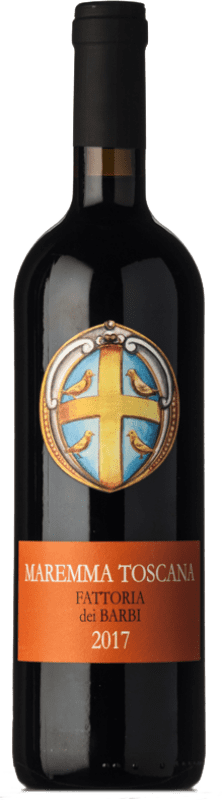 17,95 € Free Shipping | Red wine Fattoria dei Barbi D.O.C. Maremma Toscana Tuscany Italy Merlot, Cabernet Sauvignon, Grenache Tintorera, Sangiovese, Petit Verdot Bottle 75 cl