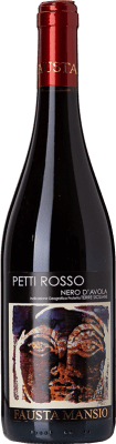 17,95 € 送料無料 | 赤ワイン Fausta Mansio Pettirosso I.G.T. Terre Siciliane シチリア島 イタリア Nero d'Avola Eco — エコ ビオ オーガニック 75 cl