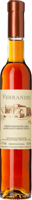 41,95 € Envio grátis | Vinho doce Ferrandes Decennale D.O.C. Passito di Pantelleria Sicília Itália Mascate de Alexandria Meia Garrafa 37 cl