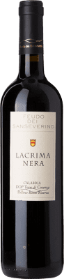 24,95 € Envio grátis | Vinho Tinto Feudo dei Sanseverino Nera I.G.T. Calabria Calábria Itália Lacrima 75 cl