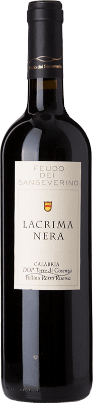 23,95 € Kostenloser Versand | Rotwein Feudo dei Sanseverino Nera I.G.T. Calabria Kalabrien Italien Lacrima Flasche 75 cl