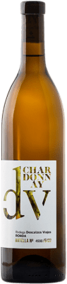 15,95 € Envío gratis | Vino blanco Descalzos Viejos Crianza D.O. Sierras de Málaga Andalucía España Chardonnay Botella 75 cl