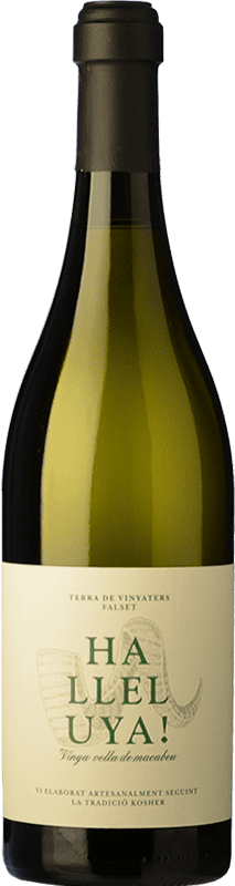 25,95 € Free Shipping | White wine Finca Fontanals Halleluya Blanc Aged D.O. Montsant Catalonia Spain Grenache, Macabeo Bottle 75 cl