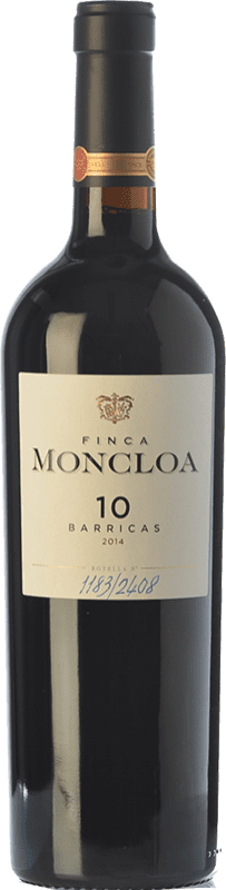41,95 € Envio grátis | Vinho Tinto Finca Moncloa 10 Barricas Crianza I.G.P. Vino de la Tierra de Cádiz Andaluzia Espanha Syrah, Cabernet Sauvignon, Tintilla de Rota 75 cl