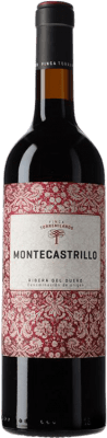 10,95 € 免费送货 | 红酒 Finca Torremilanos Montecastrillo 橡木 D.O. Ribera del Duero 卡斯蒂利亚莱昂 西班牙 Tempranillo 瓶子 75 cl