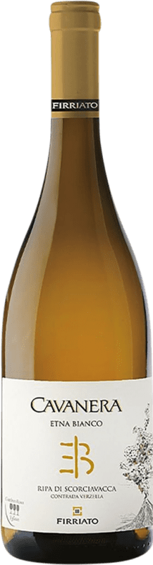 41,95 € Envío gratis | Vino Blanco Firriato Cavanera Ripe di Scorciavacca D.O.C. Etna Sicilia Italia Carricante, Catarratto 75 cl