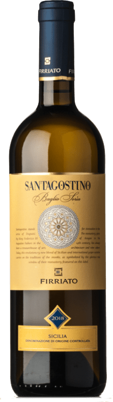 19,95 € Free Shipping | White wine Firriato Santagostino Baglio Sorìa Bianco D.O.C. Sicilia Sicily Italy Chardonnay, Catarratto Bottle 75 cl