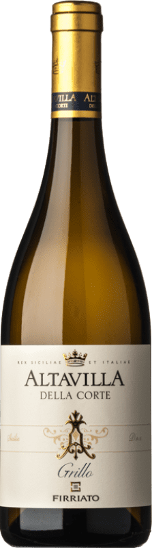 14,95 € Бесплатная доставка | Белое вино Firriato Altavilla della Corte D.O.C. Sicilia Сицилия Италия Grillo бутылка 75 cl