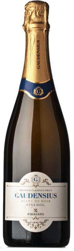 25,95 € 送料無料 | 白スパークリングワイン Firriato Gaudensius Blanc de Noir Brut D.O.C. Etna シチリア島 イタリア Nerello Mascalese ボトル 75 cl