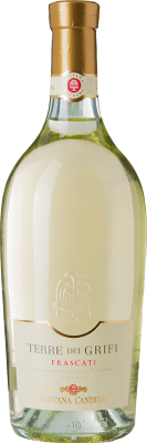 14,95 € 送料無料 | 白ワイン Fontana Candida Terre dei Grifi D.O.C. Frascati ラツィオ イタリア Trebbiano Toscano, White Malvasia, Malvasia del Lazio ボトル 75 cl