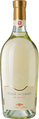 9,95 € Envio grátis | Vinho Branco Fontana Candida Terre dei Grifi D.O.C. Frascati Lácio Itália Malvasia, Trebbiano 75 cl
