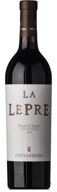 19,95 € Free Shipping | Red Wine Fontanafredda La Lepre D.O.C. Diano d'Alba Piemonte Italy Dolcetto Eco — Organic Bottle 75 cl