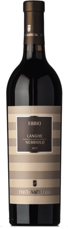 19,95 € Kostenloser Versand | Rotwein Fontanafredda Ebbio D.O.C. Langhe Piemont Italien Nebbiolo Flasche 75 cl
