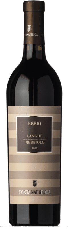 18,95 € Envio grátis | Vinho tinto Fontanafredda Ebbio D.O.C. Langhe Piemonte Itália Nebbiolo Garrafa 75 cl