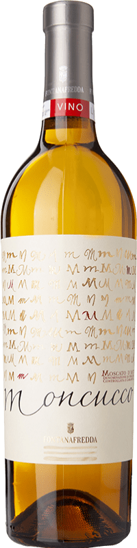 18,95 € Kostenloser Versand | Süßer Wein Fontanafredda Moncucco D.O.C.G. Moscato d'Asti Piemont Italien Muscat Bianco Flasche 75 cl