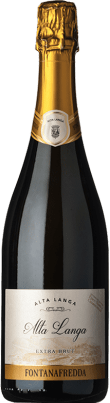 31,95 € Free Shipping | White Sparkling Wine Fontanafredda Extra Brut D.O.C. Alta Langa Piemonte Italy Pinot Noir, Chardonnay Bottle 75 cl