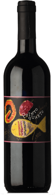 19,95 € Бесплатная доставка | Красное вино Franco Terpin Quinto Quarto I.G.T. Friuli - Venezia Giulia Фриули-Венеция-Джулия Италия Merlot — Мерло, Cabernet Sauvignon — Каберне Совиньон Бутылка 75 cl