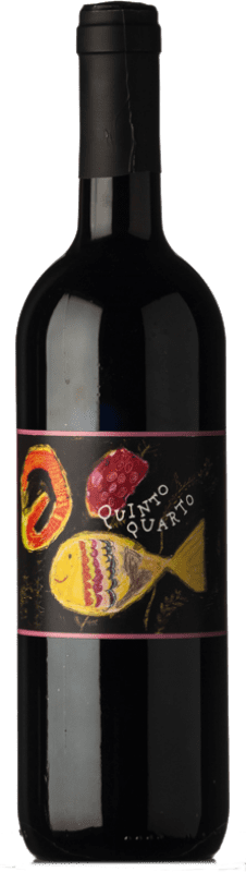 19,95 € Kostenloser Versand | Rotwein Franco Terpin Quinto Quarto Rosso I.G.T. Friuli-Venezia Giulia Friaul-Julisch Venetien Italien Merlot, Cabernet Sauvignon Flasche 75 cl