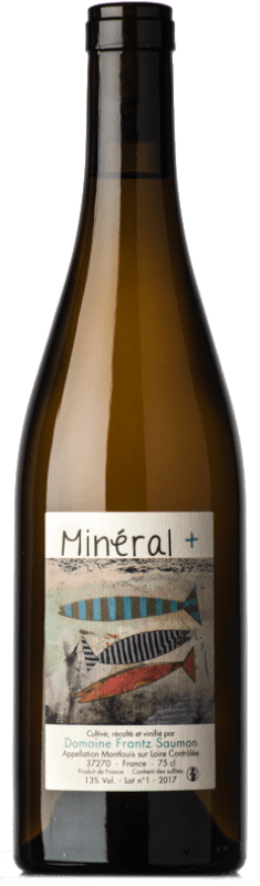 33,95 € 免费送货 | 白酒 Frantz Saumon Minéral + A.O.C. Touraine 卢瓦尔河 法国 Chenin White 瓶子 75 cl