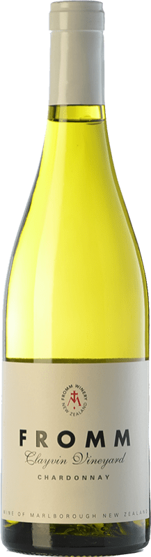 61,95 € Envio grátis | Vinho branco Fromm Clayvin Vineyard Crianza I.G. Marlborough Marlborough Nova Zelândia Chardonnay Garrafa 75 cl