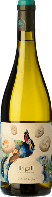 13,95 € Free Shipping | White wine Gallina de Piel Ikigall Aged D.O. Penedès Catalonia Spain Muscat of Alexandria, Xarel·lo, Malvasía de Sitges Bottle 75 cl