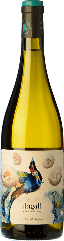 13,95 € Envoi gratuit | Vin blanc Gallina de Piel Ikigall Crianza D.O. Penedès Catalogne Espagne Muscat d'Alexandrie, Xarel·lo, Malvasía de Sitges Bouteille 75 cl