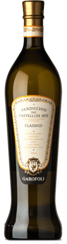 9,95 € Envío gratis | Vino blanco Garofoli Anfora D.O.C. Verdicchio dei Castelli di Jesi Marche Italia Verdicchio Botella 75 cl