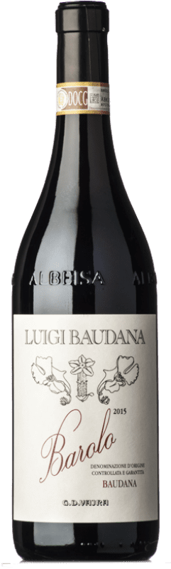 116,95 € Бесплатная доставка | Красное вино G.D. Vajra Luigi Baudana D.O.C.G. Barolo Пьемонте Италия Nebbiolo бутылка 75 cl
