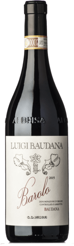 121,95 € Spedizione Gratuita | Vino rosso G.D. Vajra Luigi Baudana D.O.C.G. Barolo Piemonte Italia Nebbiolo Bottiglia 75 cl