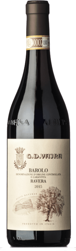 109,95 € Spedizione Gratuita | Vino rosso G.D. Vajra Ravera D.O.C.G. Barolo Piemonte Italia Nebbiolo Bottiglia 75 cl