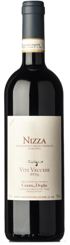 22,95 € Free Shipping | Red wine Gianni Doglia Nizza Viti Vecchie D.O.C. Piedmont Piemonte Italy Barbera Bottle 75 cl