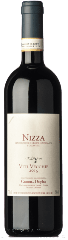 22,95 € Kostenloser Versand | Rotwein Gianni Doglia Viti Vecchie D.O.C.G. Nizza Piemont Italien Barbera Flasche 75 cl