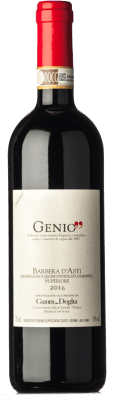 18,95 € Бесплатная доставка | Красное вино Gianni Doglia Genio Superiore D.O.C. Barbera d'Asti Пьемонте Италия Barbera бутылка 75 cl