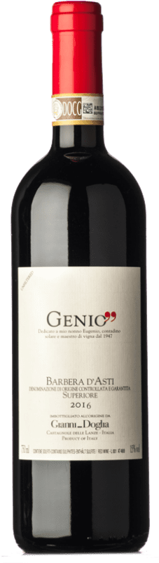 19,95 € 送料無料 | 赤ワイン Gianni Doglia Genio Superiore D.O.C. Barbera d'Asti ピエモンテ イタリア Barbera ボトル 75 cl