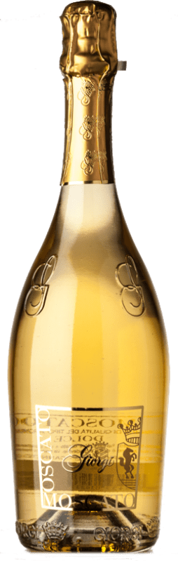 9,95 € Kostenloser Versand | Weißer Sekt Giorgi Dolce Spumante I.G.T. Lombardia Lombardei Italien Muscat Bianco Flasche 75 cl