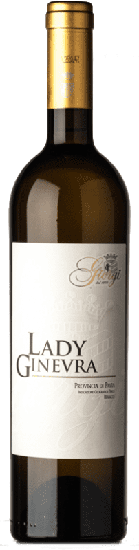 14,95 € Envío gratis | Vino blanco Giorgi Lady Ginevra Bianco I.G.T. Provincia di Pavia Lombardia Italia Chardonnay, Riesling, Sauvignon Botella 75 cl