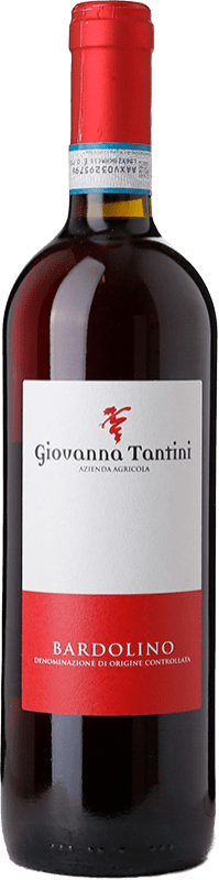 16,95 € Kostenloser Versand | Rotwein Giovanna Tantini D.O.C. Bardolino Venetien Italien Corvina, Rondinella Flasche 75 cl
