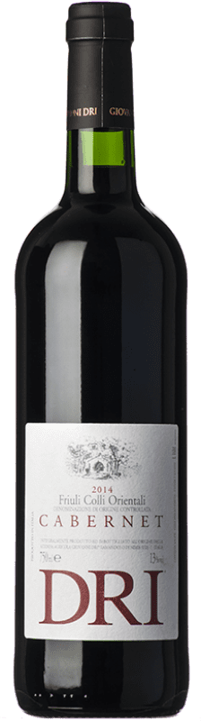 14,95 € Envoi gratuit | Vin rouge Dri Il Roncat D.O.C. Colli Orientali del Friuli Frioul-Vénétie Julienne Italie Cabernet Sauvignon Bouteille 75 cl