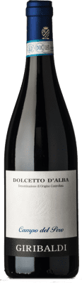14,95 € Spedizione Gratuita | Vino rosso Azienda Giribaldi Campo del Pero D.O.C.G. Dolcetto d'Alba Piemonte Italia Dolcetto Bottiglia 75 cl