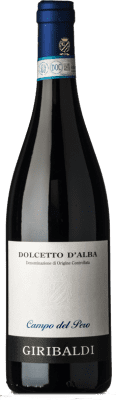 15,95 € Spedizione Gratuita | Vino Rosso Azienda Giribaldi Campo del Pero D.O.C.G. Dolcetto d'Alba Piemonte Italia Dolcetto Eco — Biologico 75 cl